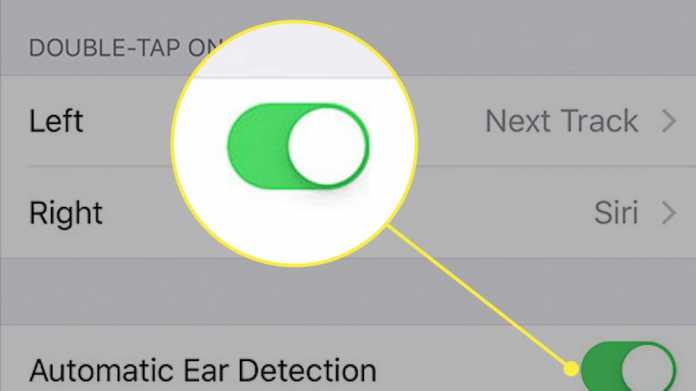 Automatic Ear Detection in AirPods