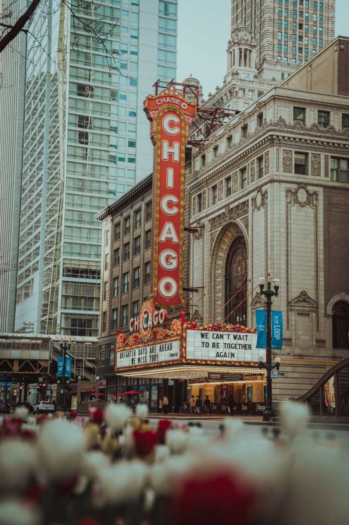 Marquee letters on advertising a Chase Chicago casino