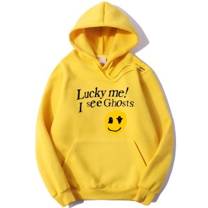 n-Lucky-Me-I-See-Ghosts-print-Hoodie-Yellow