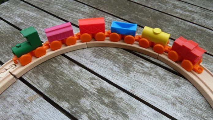 Custom wooden name trains are the perfect present for your child!