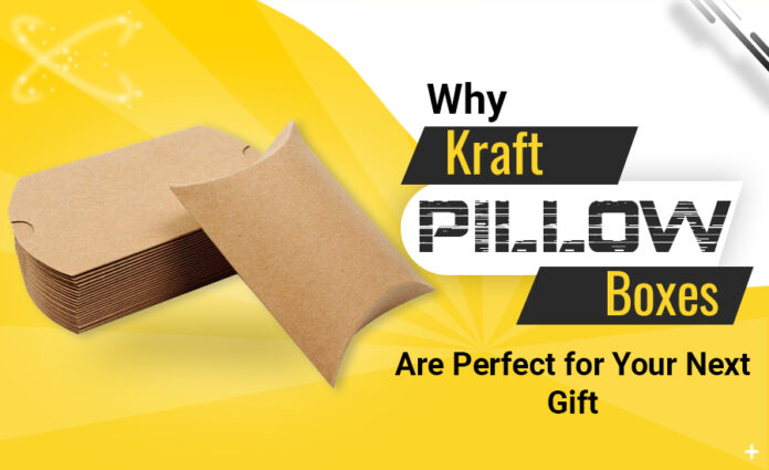 Custom kraft pillow boxes-SEP