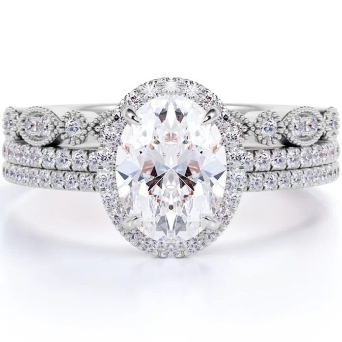 Moissanite engagement rings are the perfect way to say I love you