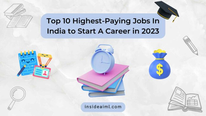 highest paying jobs in india