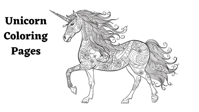 Baby Unicorn Coloring Pages | Coloring Pages For Kids 2023