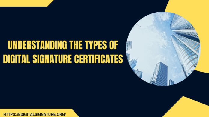 Understanding the Types of Digital Signature Certificates