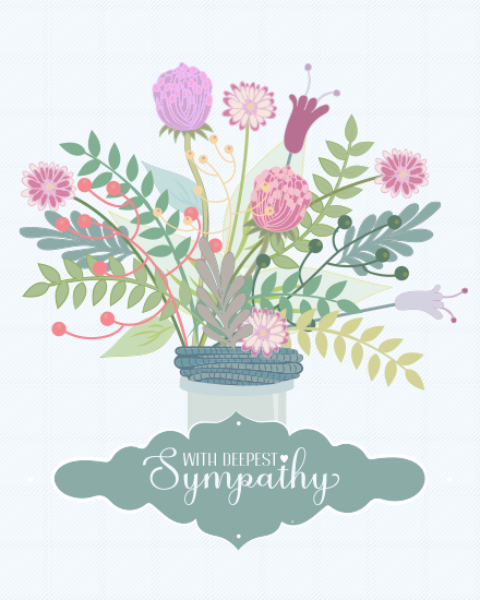 deepest-sympathy-floral-pot-with-multiple-flowers-free-group-greeting-ecards-swo