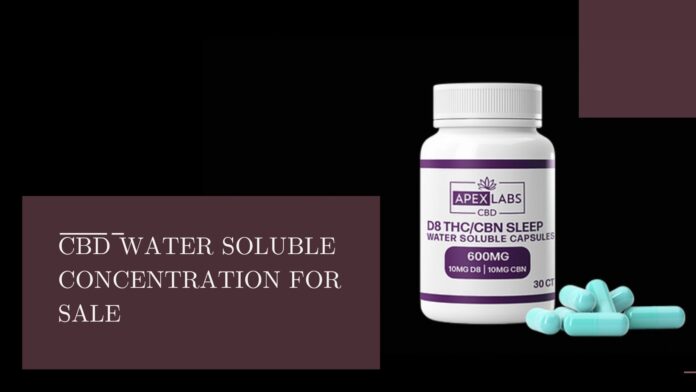 CBD water soluble concentration for sale