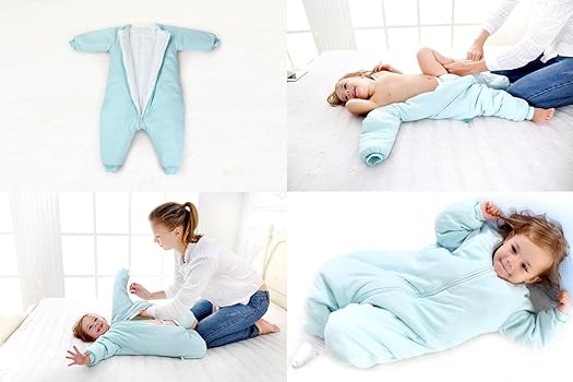 Stay Snug and Mobile: Baby Sleeping Bag with Legs for 18-36 Months