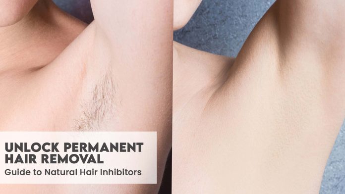 hair growth inhibitor: Unwanted hair removal