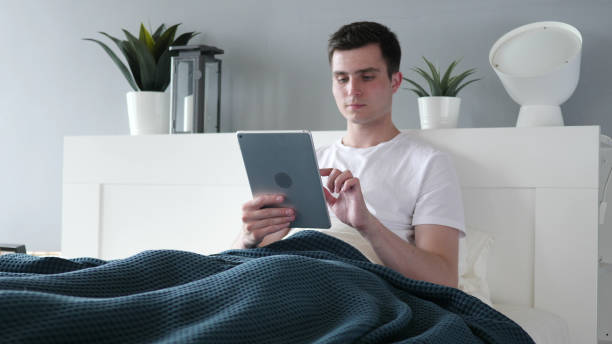 Boy with a thermal blanket