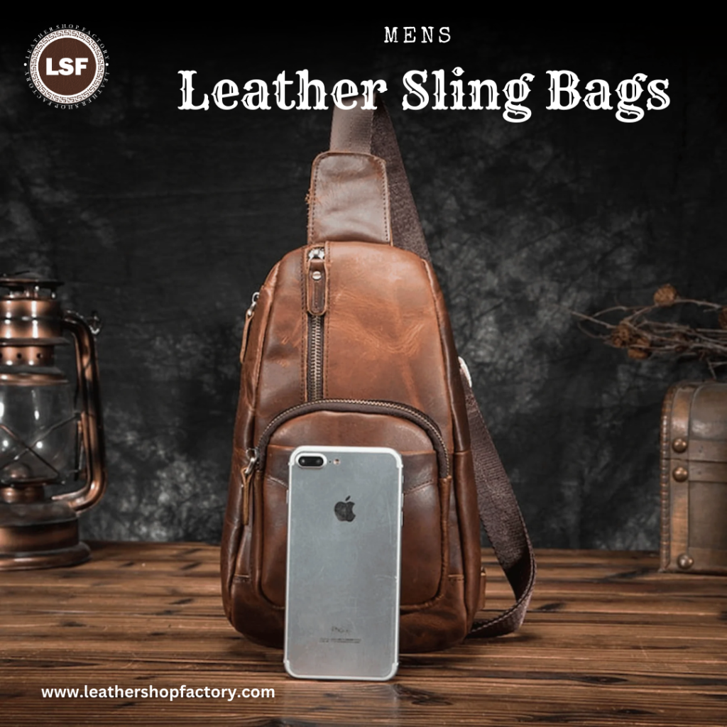 LEATHER SLING BAG FOR MEN