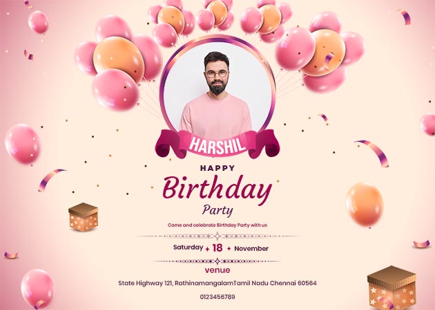 Birthday Invite Card