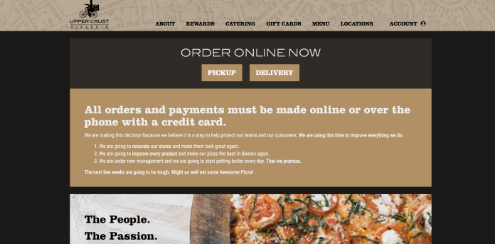 food website examples