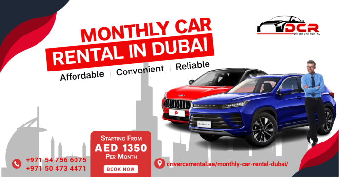 Explore the city with the best car rental in Dubai by Driver Car Rental