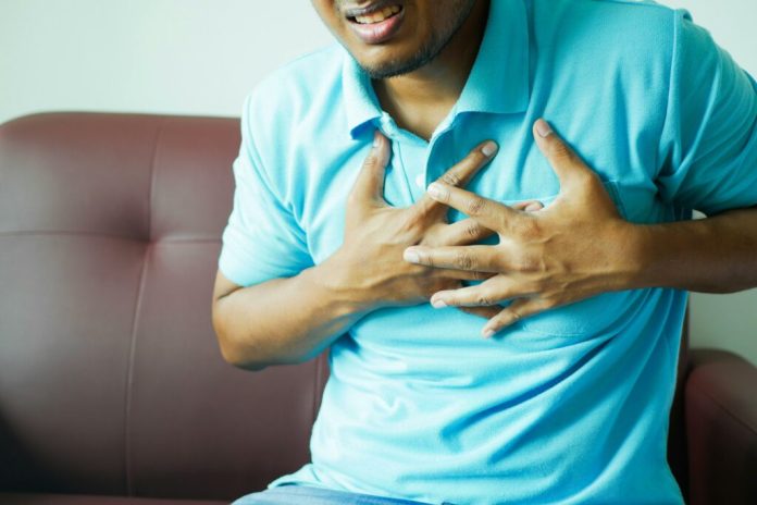 pressure in chest after eating