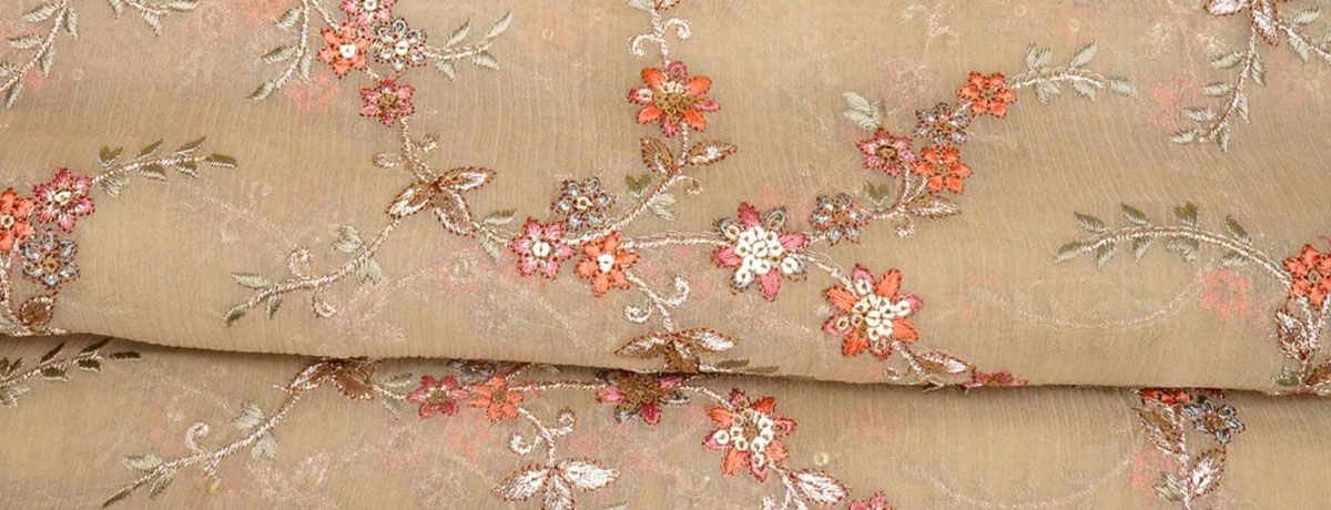 Embroidery Sheer Fabric